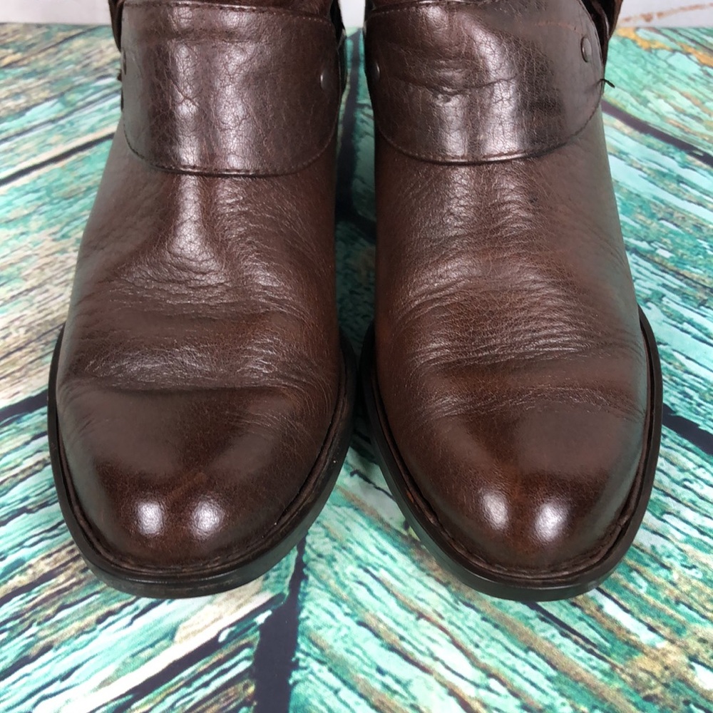 SH97 - Born Crown Tall Leather Boots Women’s 8 - Picture 3 of 8